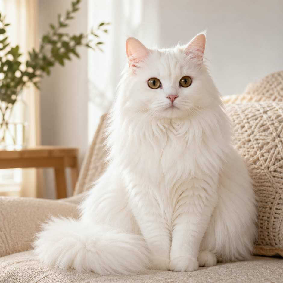 white cat names inspiration cozy white cat at home